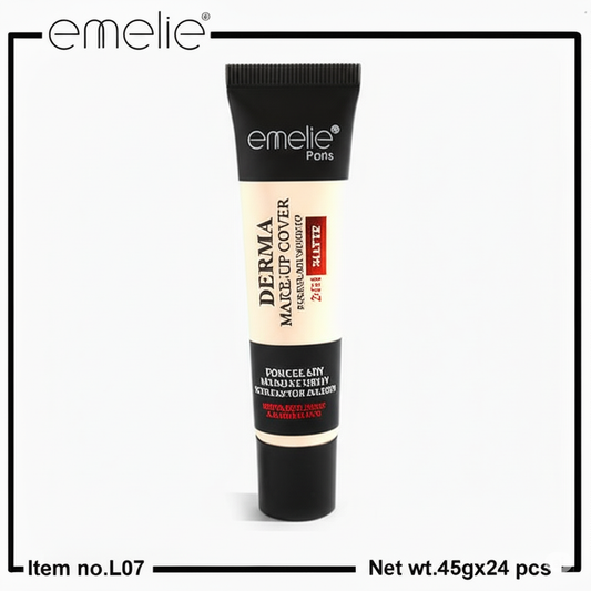 Derma Make_Up Cover Matte Foundation Tube - 45g Emelie Cosmetics