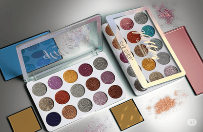 15 Color Emelie Glitter Eyeshadow Emelie Cosmetics.pk