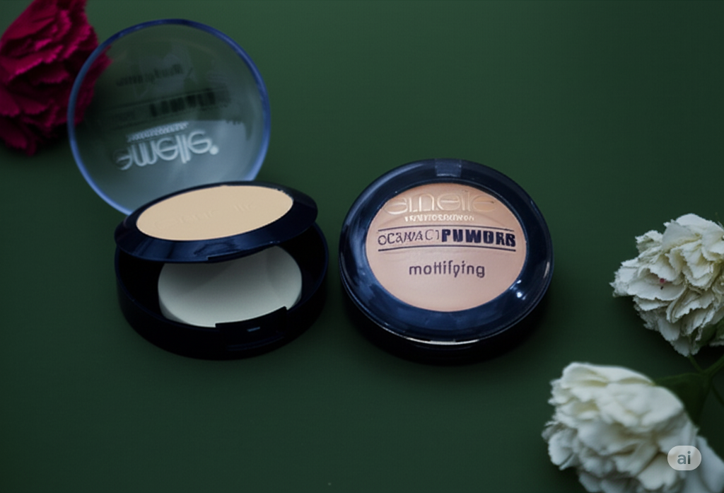 Mattifying Compact Powder Emelie Cosmetics.pk