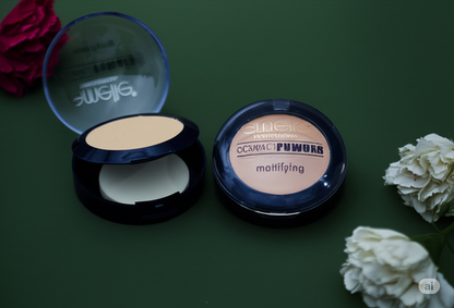 Mattifying Compact Powder Emelie Cosmetics.pk
