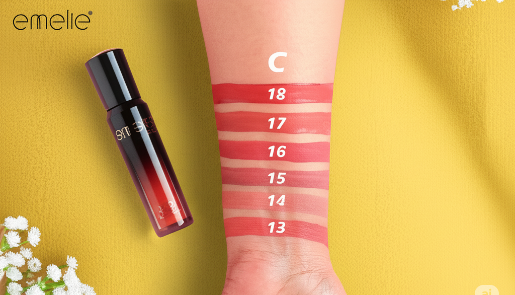 Emelie Liquid Lip Gloss - 6pc Set Emelie Cosmetics.pk