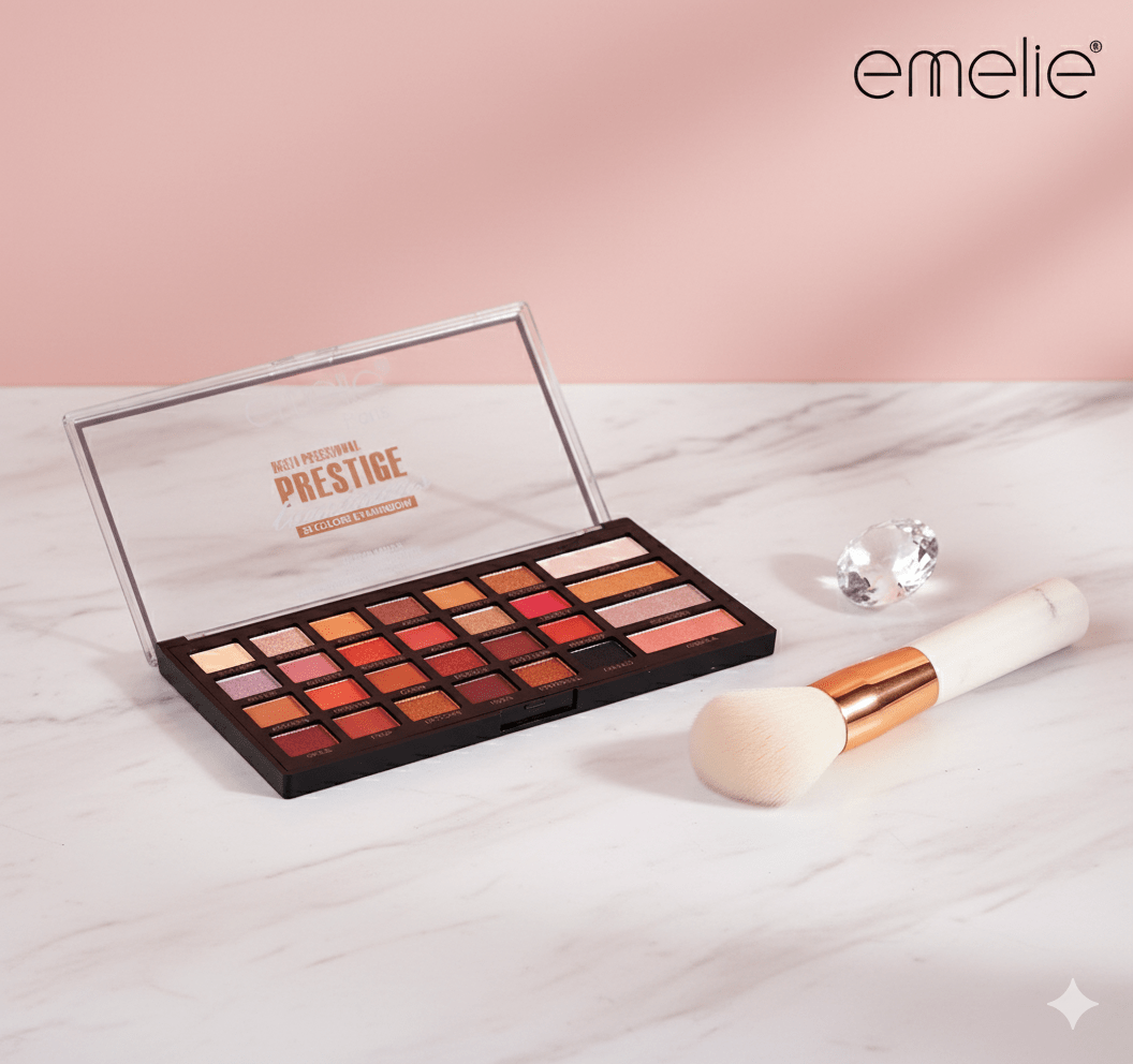Emelie Paris Prestige Luminous 28-Color Eyeshadow Palette