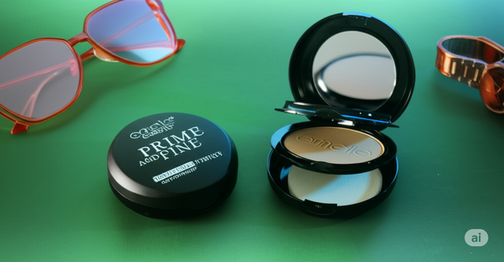 Prime & Fine Compact Powder Emelie Cosmetics.pk