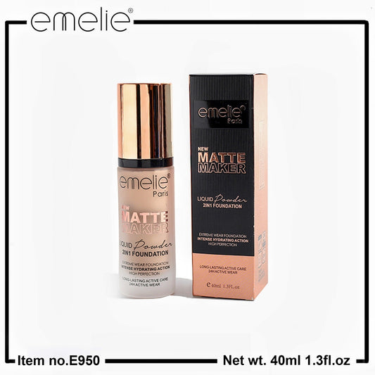 New Matte Maker Foundation Emelie Cosmetics