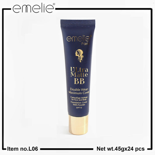 Ultra Matte BB Foundation Tube - 45g Emelie Cosmetics