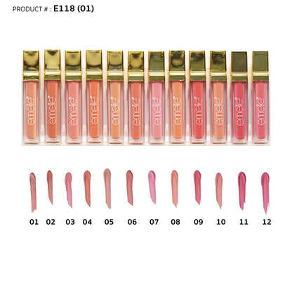 Emelie Matte Lip Gloss Set A Emelie Cosmetics.pk