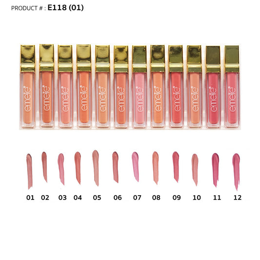 Emelie Matte Lip Gloss Set A Emelie Cosmetics.pk