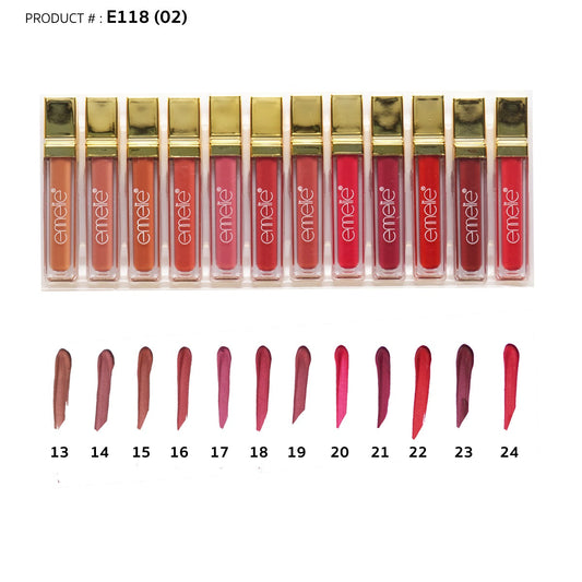 Emelie Matte Lip Gloss Set B Emelie Cosmetics.pk