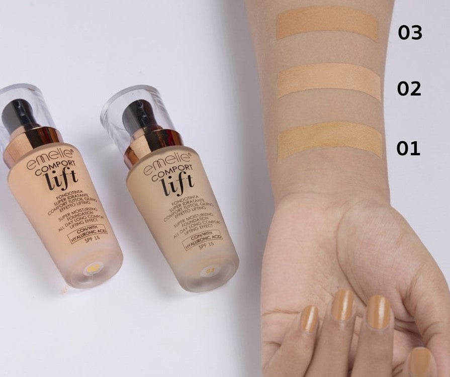 Comfort Lift Foundation - Super Moisturizing Emelie Cosmetics