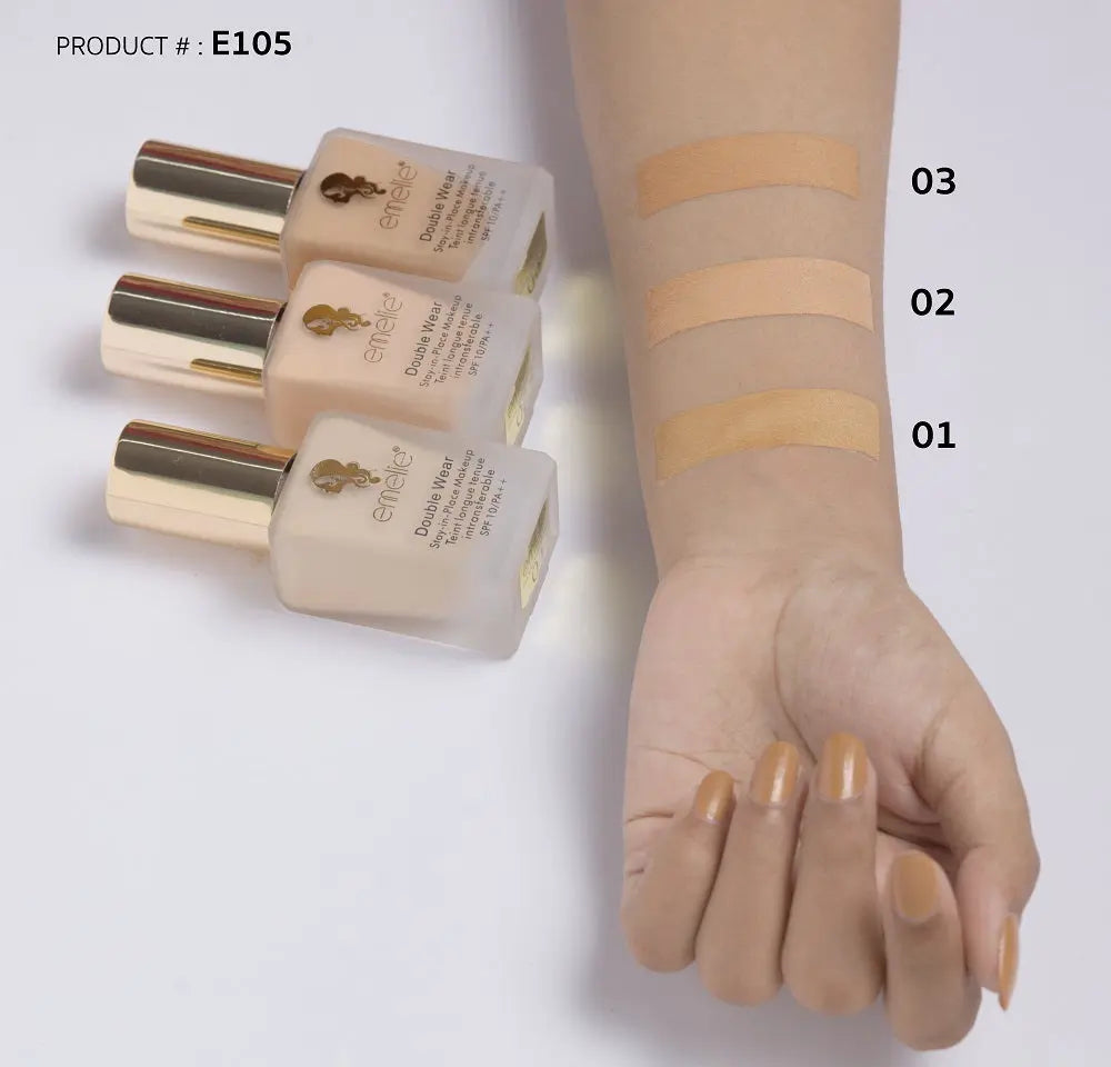 Double Wear Foundation SPF 10/PA++ Emelie Cosmetics