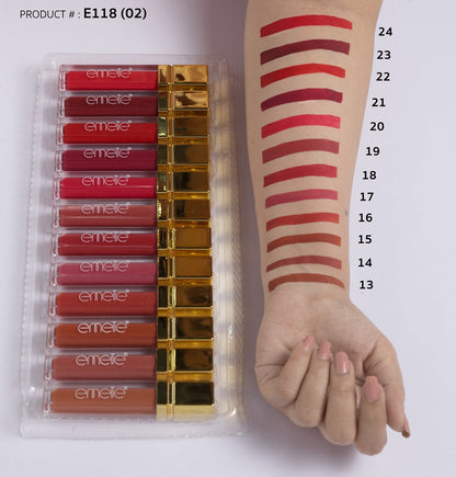 Emelie Matte Lip Gloss Set B Emelie Cosmetics.pk