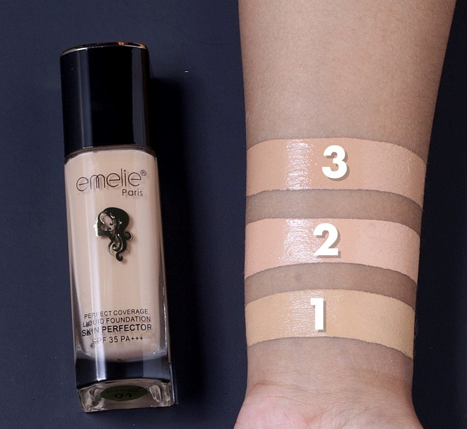 MAT&SOFT Liquid Foundation Emelie Cosmetics