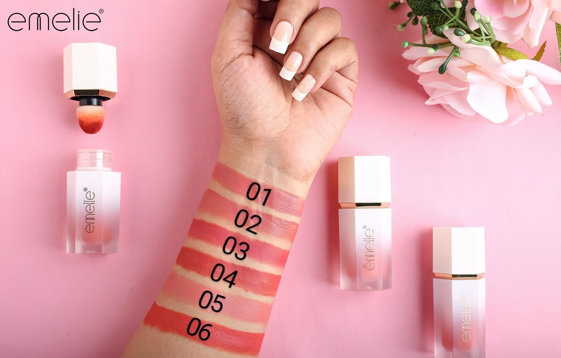 Liquid Blusher Emelie Cosmetics.pk