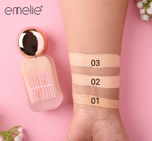 Supergirl Matt Pure Foundation – Emelie Paris Emelie Cosmetics.pk