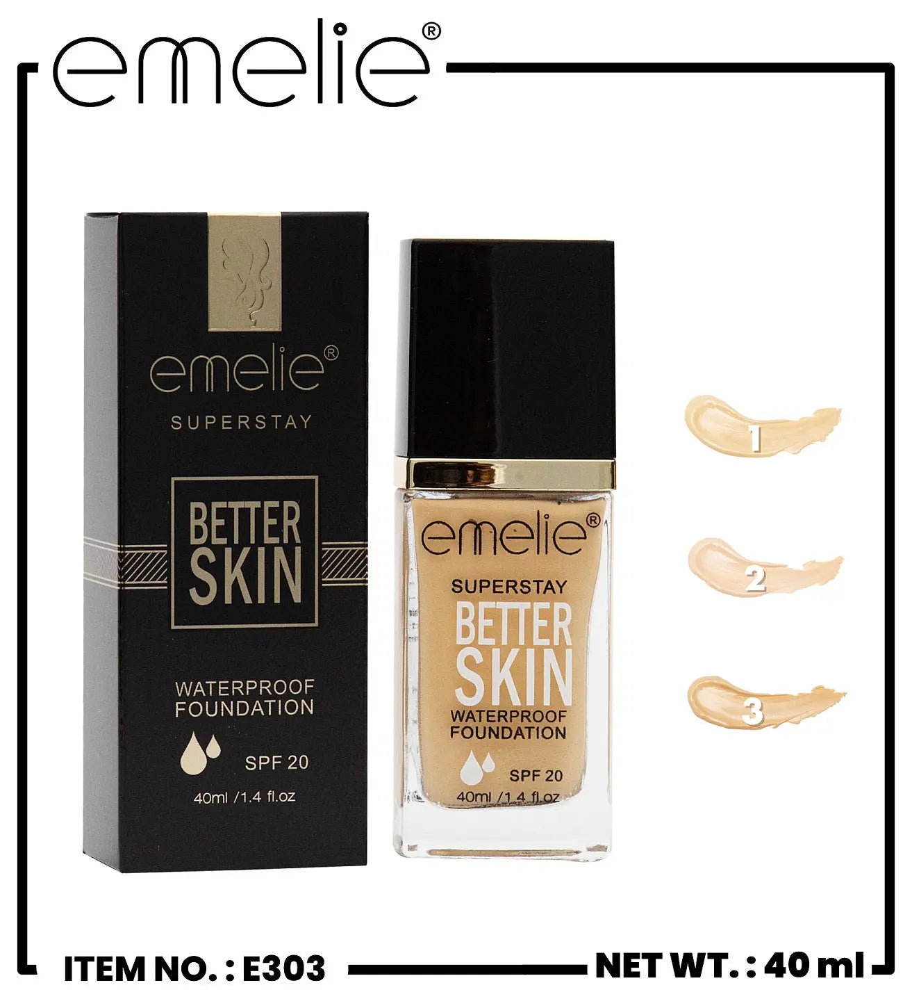 Better Skin Foundation Emelie Cosmetics