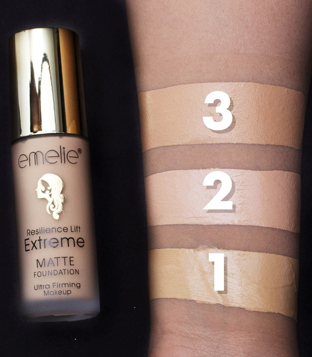 Resilience Lift Matte Foundation Emelie Cosmetics