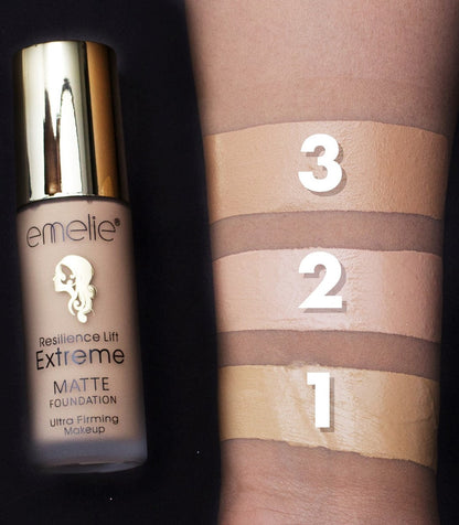 Resilience Lift Matte Foundation Emelie Cosmetics