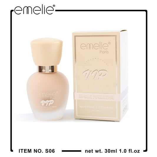 VIP HI-SILK FOUNDATION Emelie Cosmetics