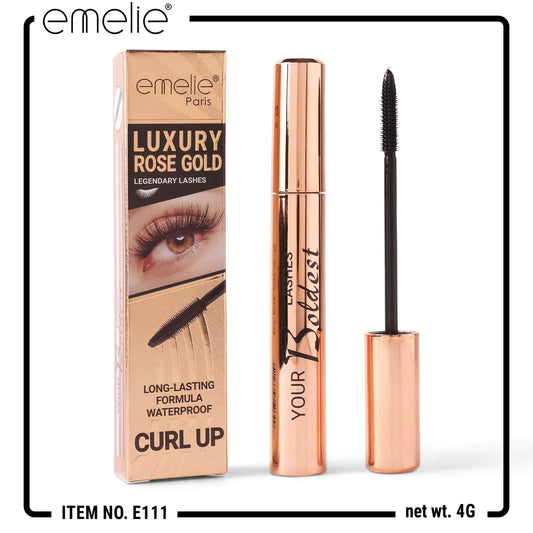 Emelie Paris Luxury Rose Gold Legendary Lashes Mascara Emelie Cosmetics.pk