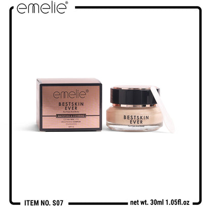 BESTSKIN EVER Brightening Complex Foundation SPF15 – For Face & Body, Matte, Waterproof Emelie Cosmetics.pk