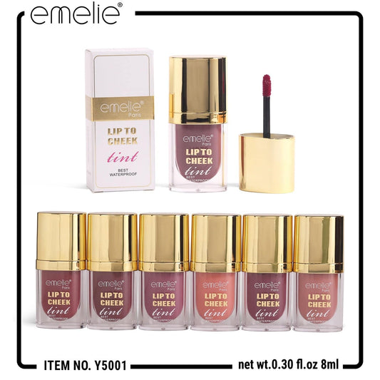Lip To Cheek Tint - Best Waterproof Multi-Use Lip & Blush Stain Emelie Cosmetics.pk