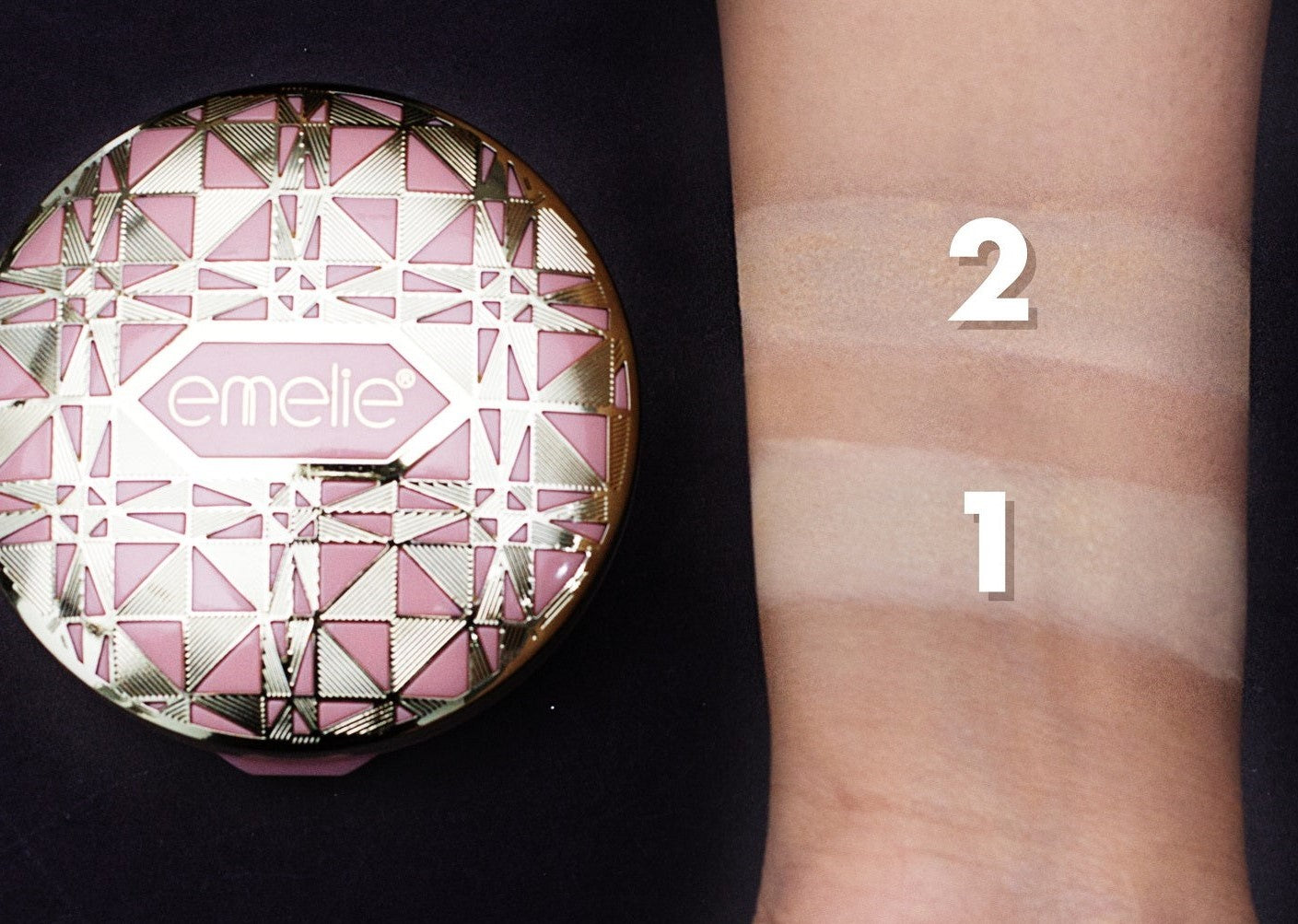Compact Powder Emelie Cosmetics.pk